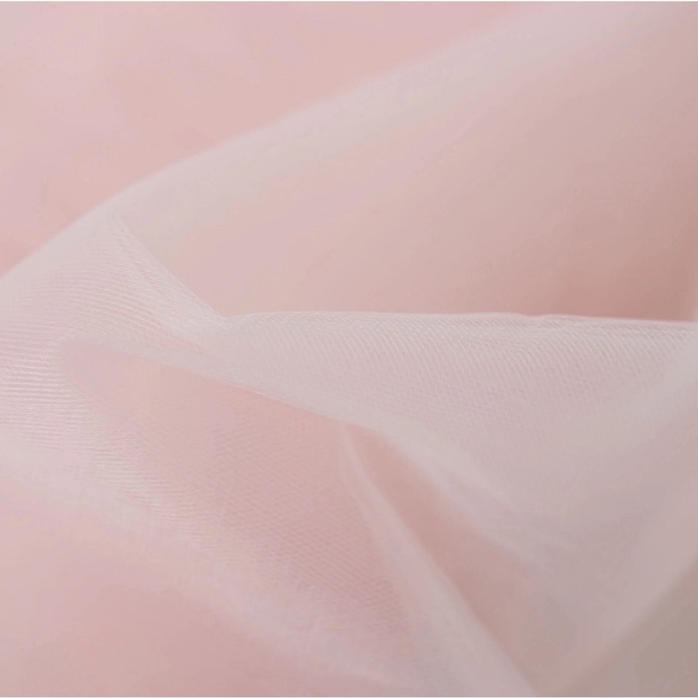 BRIDAL TULLE, “BLUSH PINK” Fabric by the yard, 108” x yard
